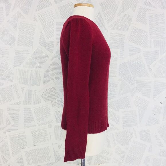 J Crew Wool Knit Pullover Sweater Red Small - Picture 4 of 6